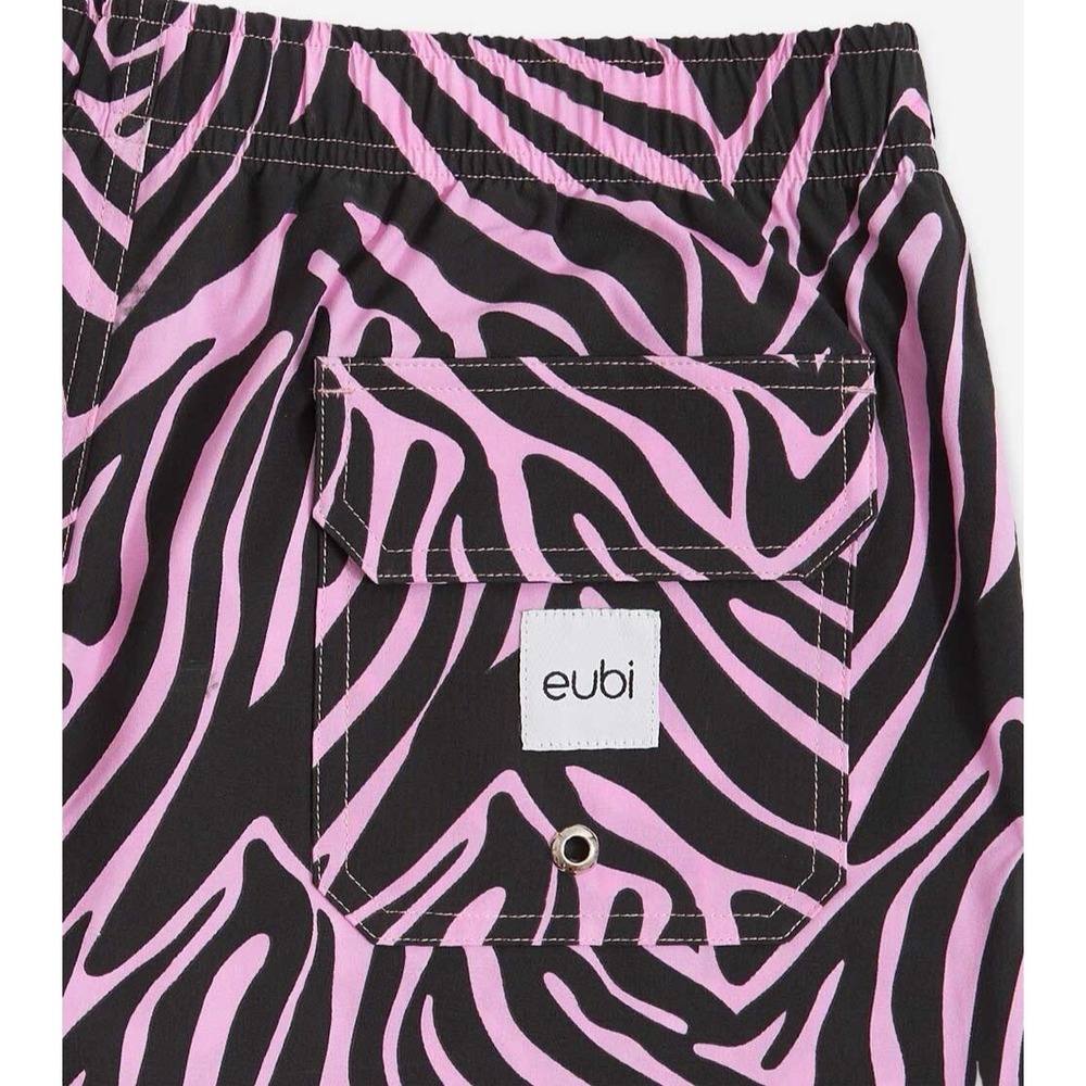 Eubi Magical Swim Shorts Men XXL Stretchy Pink Zebra Heat Reactive Color Change - Picture 4 of 15